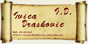 Ivica Drašković vizit kartica